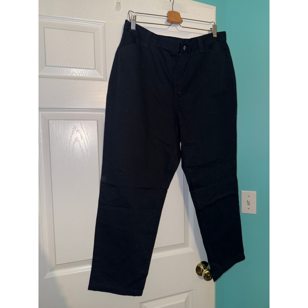 Riders by Lee Casuals Eased Fit Black Cotton Pants Petite 18P